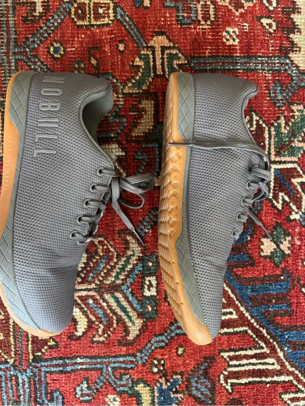 Men’s gray No Bull lifting shoes